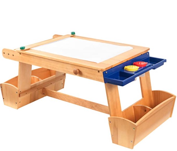 arts and crafts tables for toddlers: KidKraft Wooden Art Table