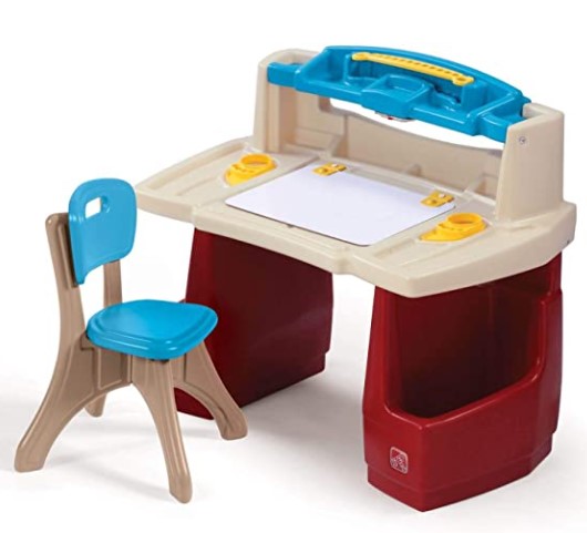 arts and crafts tables for toddlers: Step2 Deluxe Art Master Kids Desk