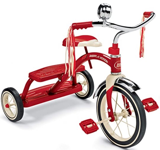 best toddler bike: Radio Flyer Classic Red Dual Deck Tricycle