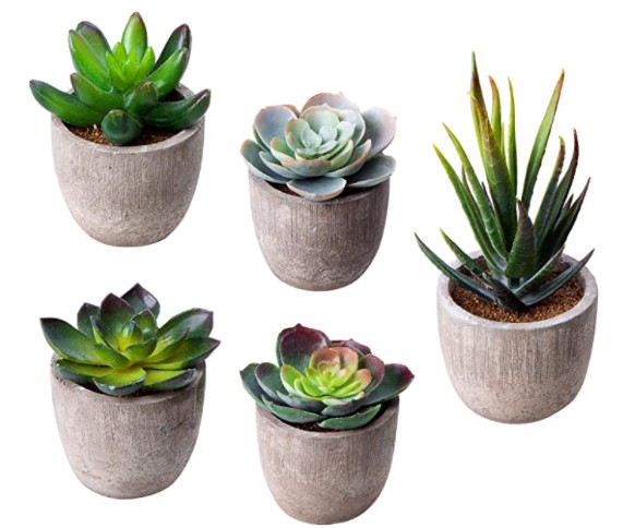 mexico themed party ideas: Jelofly Artificial Succulent Plants Potted