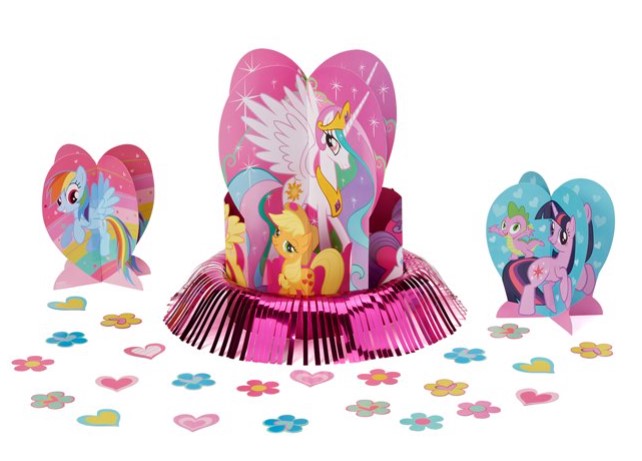 my little pony party decorating ideas: My Little Pony Birthday Party Table Decorations