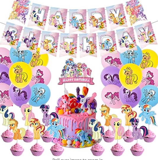 my little pony party decorating ideas: My Little Pony Birthday Party Supplies