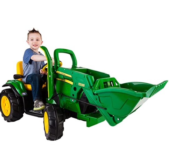 ride on toys for 7 year olds: Peg Perego John Deere Ground Loader Ride On